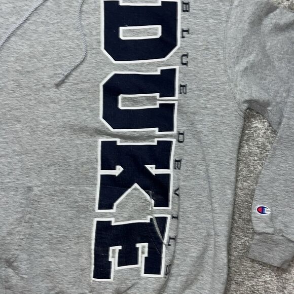 Mens (unisex) Duke Blue Devils Hoodie Hooded sweatshirt M adult Spell Out Hood - Picture 5 of 6